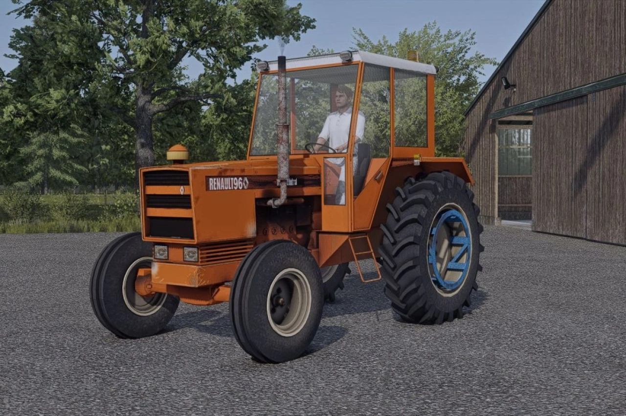 Трактор Renault 96 для Farming Simulator 25