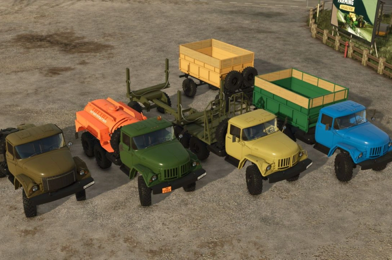 Вантажівка ZIL 131 для Farming Simulator 25