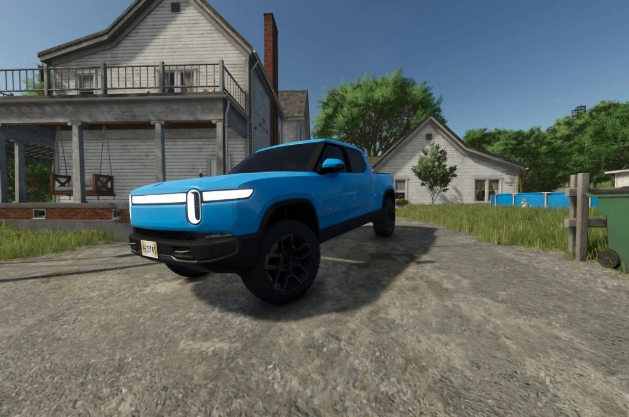 Електромобіль RIVIAN R1T 2025 для Farming Simulator 25