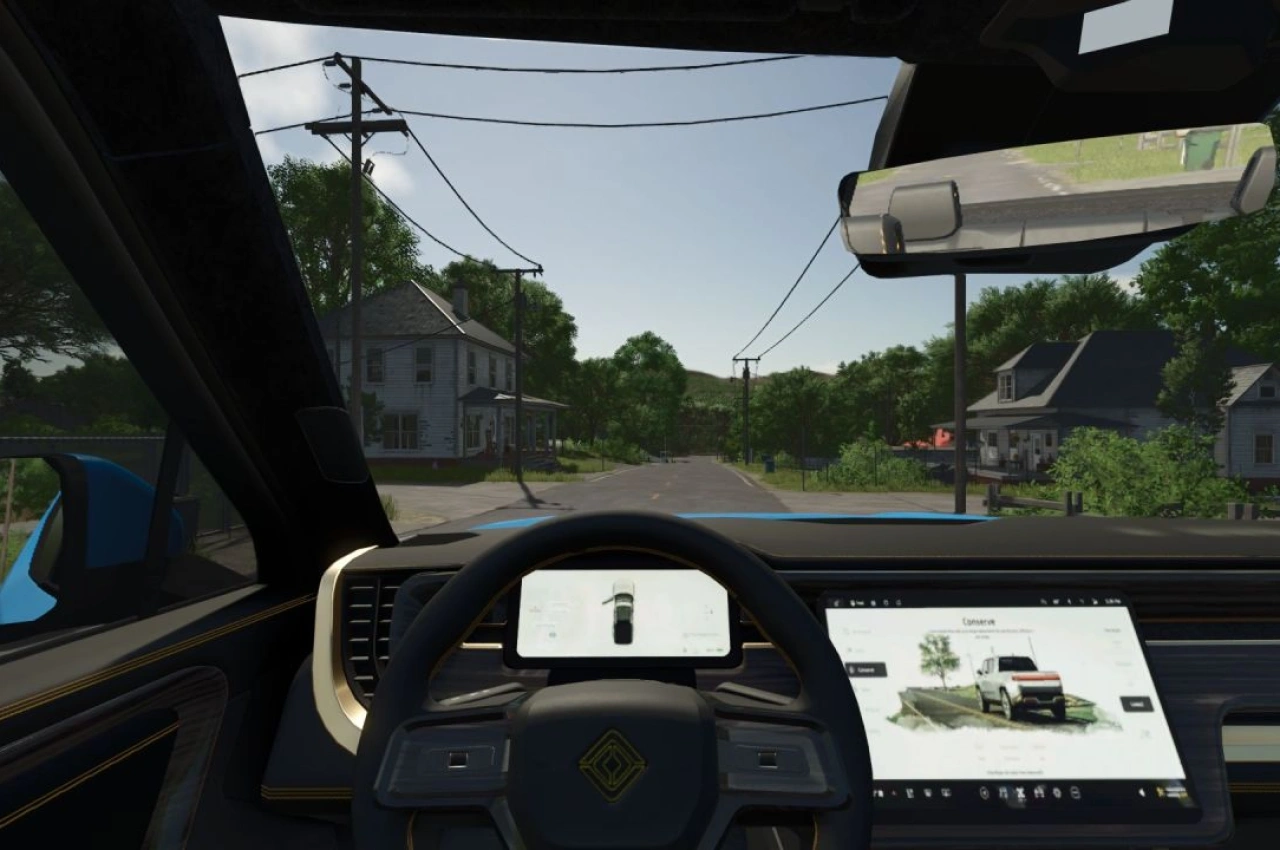 Електромобіль RIVIAN R1T 2025 для Farming Simulator 25