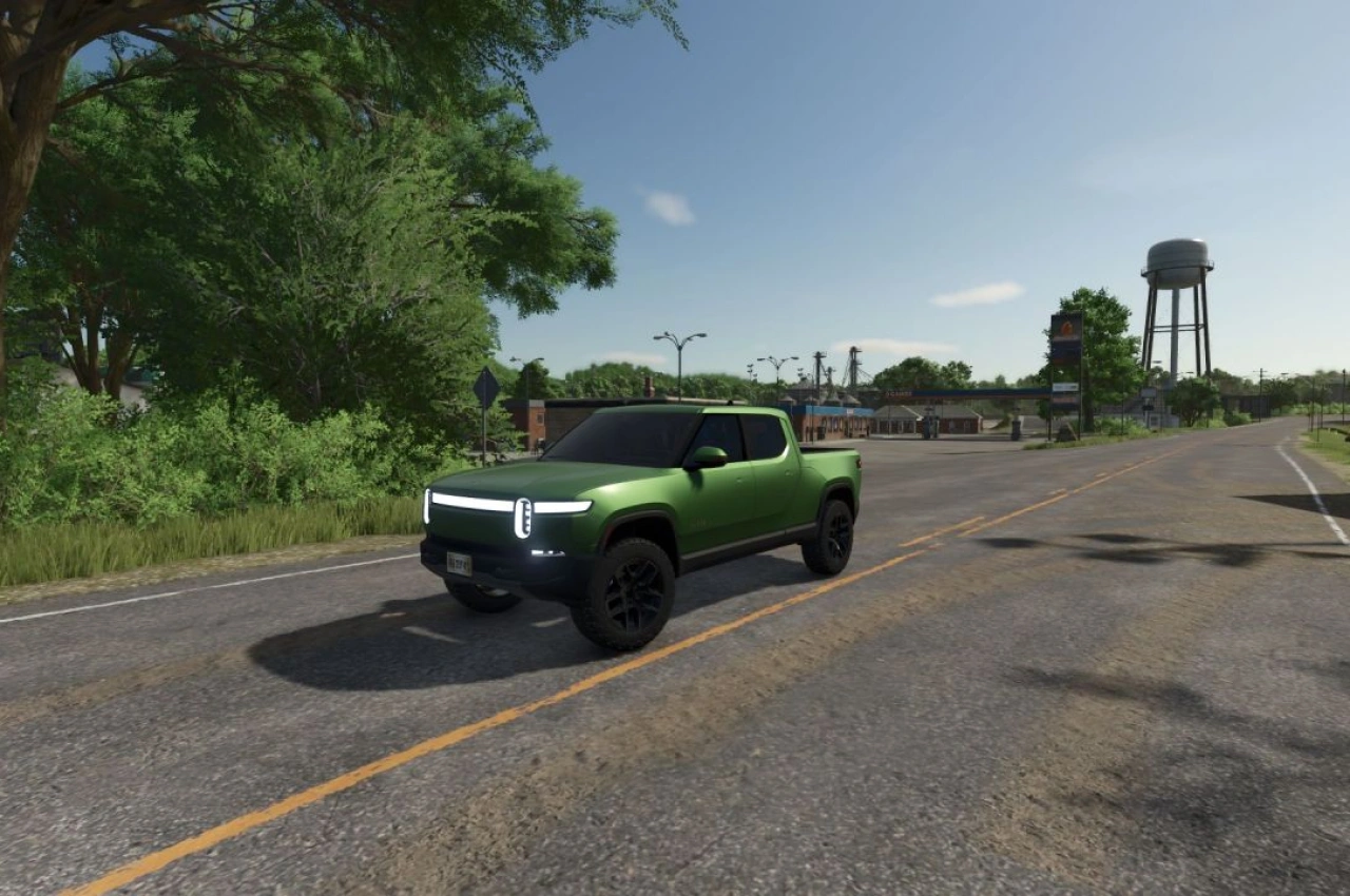 Електромобіль RIVIAN R1T 2025 для Farming Simulator 25