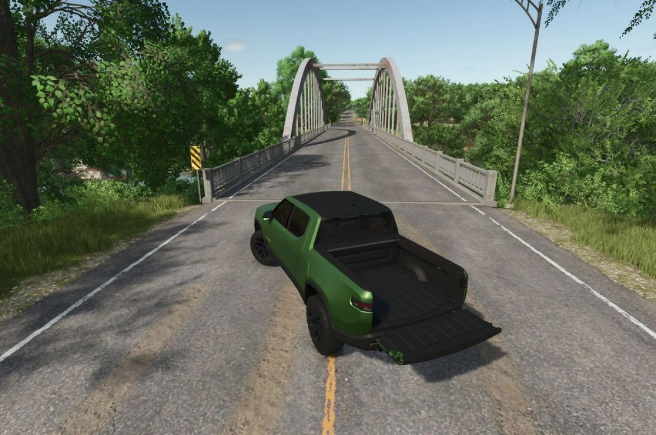 Електромобіль RIVIAN R1T 2025 для Farming Simulator 25