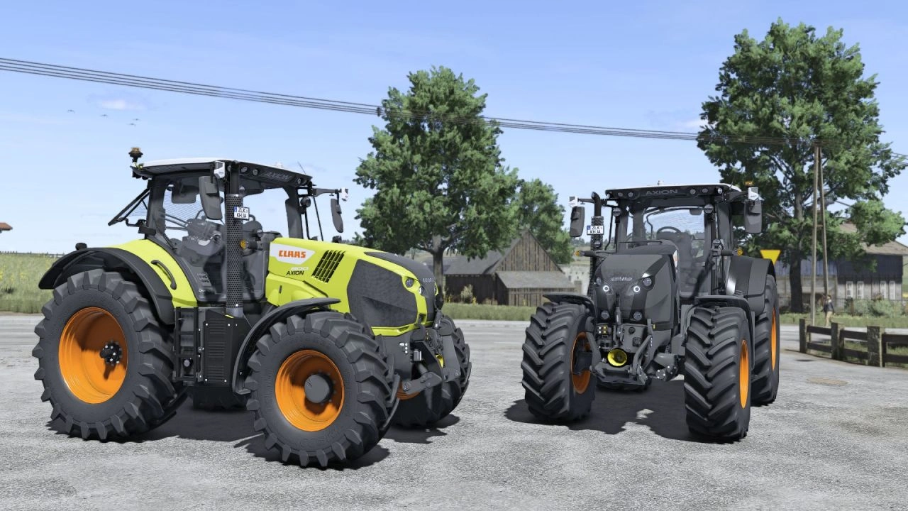 Трактор Claas Axion 800 Series для Farming Simulator 25