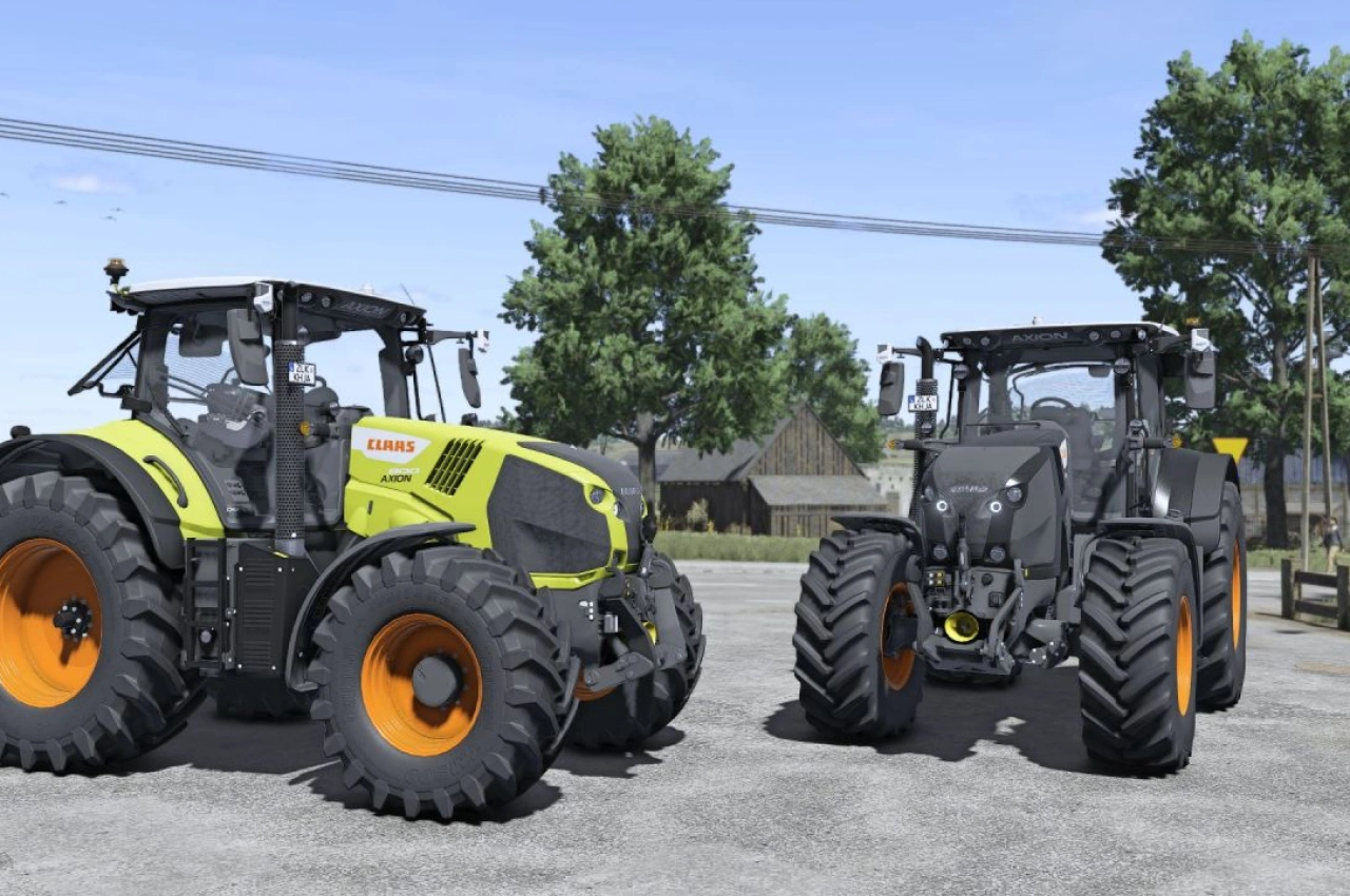 Трактор Claas Axion 800 Series для Farming Simulator 25