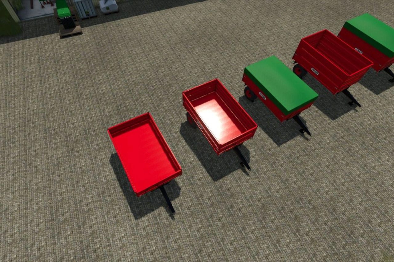 Причіп для вантажу 1 осьовий для Farming Simulator 25