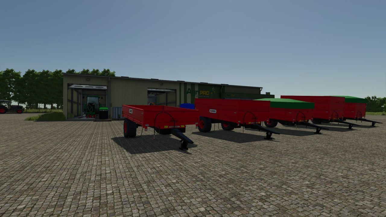 Причіп для вантажу 1 осьовий для Farming Simulator 25