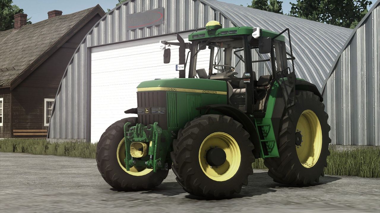 Трактор John Deere 6010 Series для Farming Simulator 25