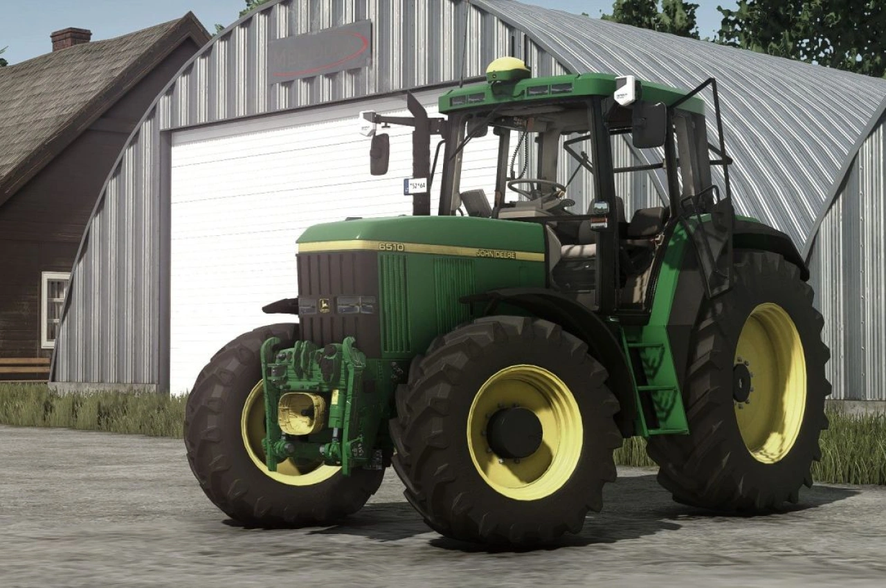 Трактор John Deere 6010 Series для Farming Simulator 25