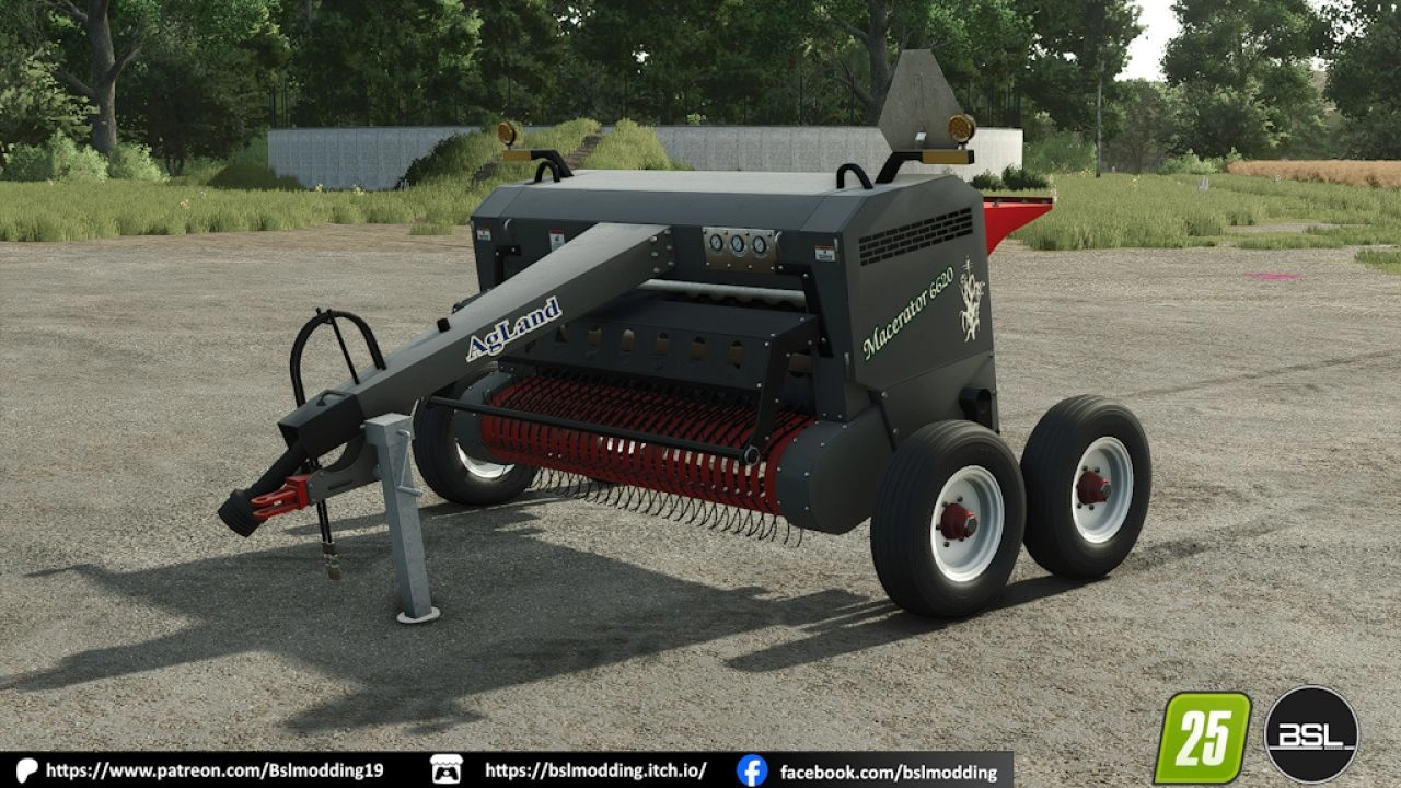 Мульчувач AgLand Macerator 6620 для Farming Simulator 25