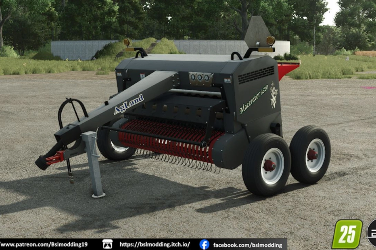 Мульчувач AgLand Macerator 6620 для Farming Simulator 25