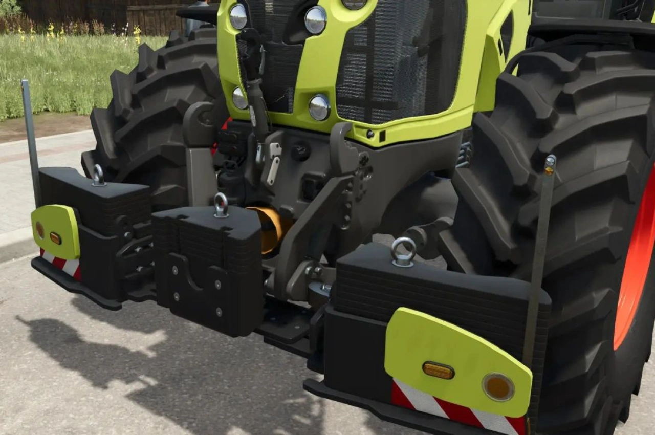 Трактор Claas AXION 870-800 Agribumper для Farming Simulator 25