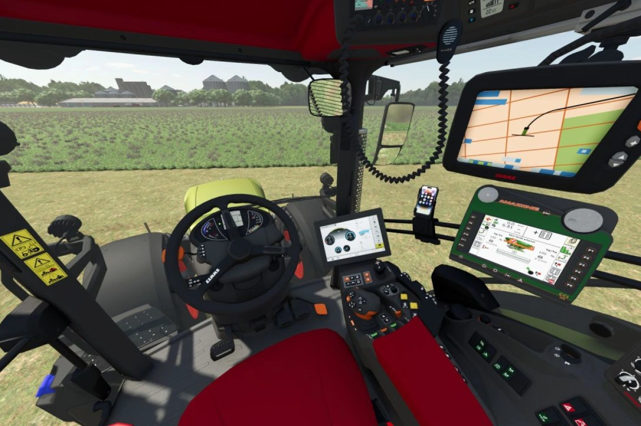Трактор Claas AXION 870-800 Agribumper для Farming Simulator 25