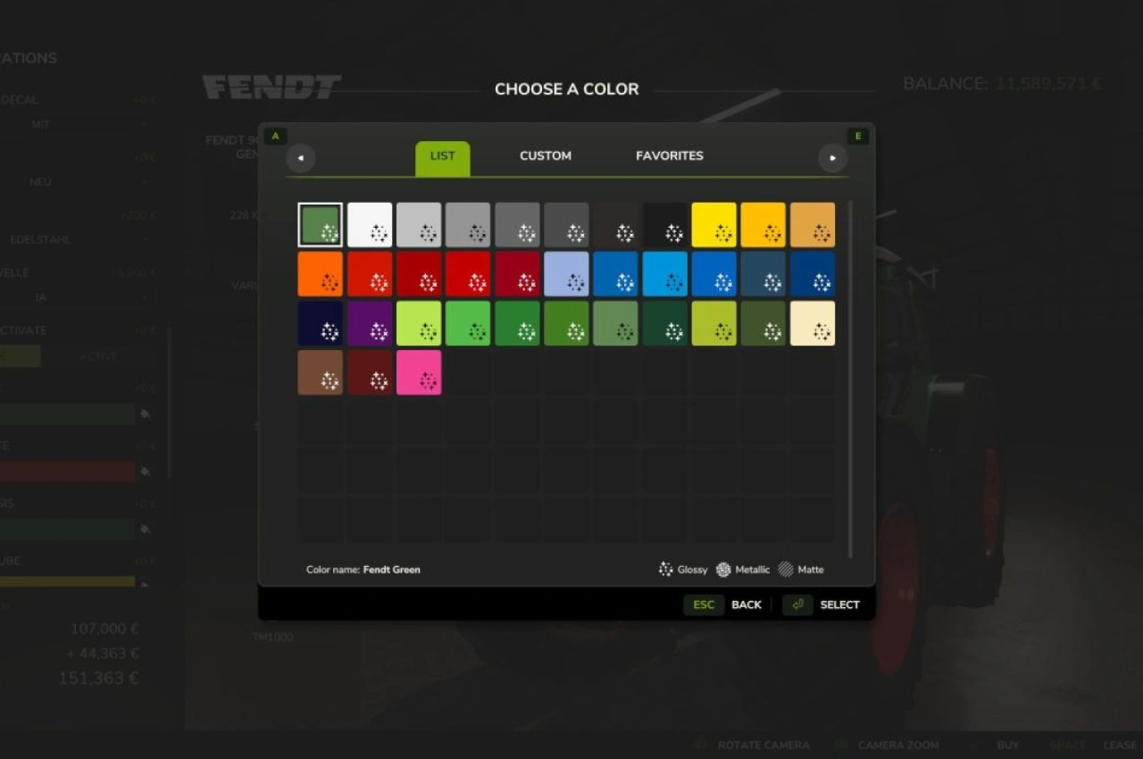 Трактор Fendt 900 Vario TMS Com 3 для Farming Simulator 25