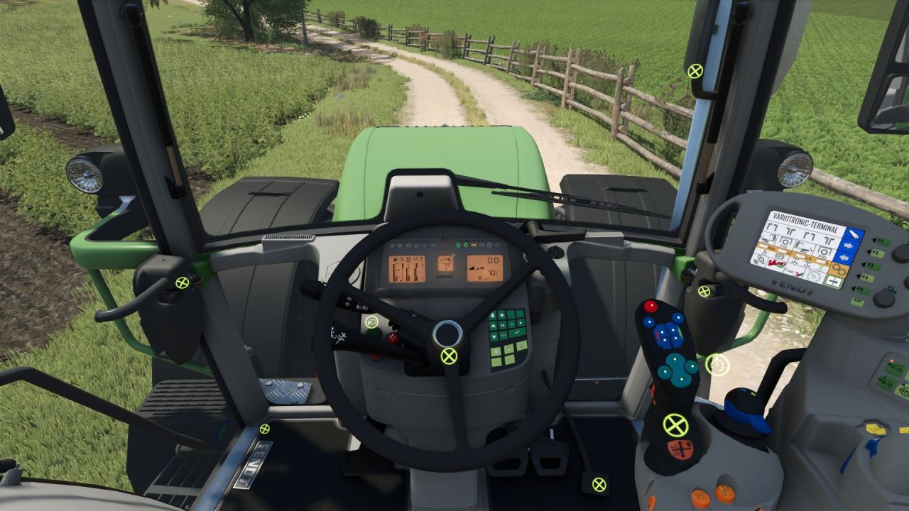 Traktor Fendt 900 Vario TMS Com 3 do Farming Simulator 25