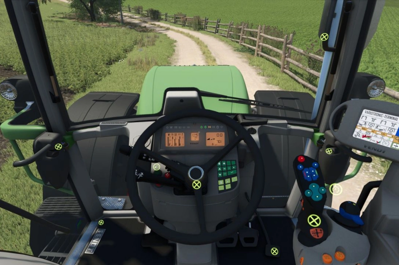 Трактор Fendt 900 Vario TMS Com 3 для Farming Simulator 25