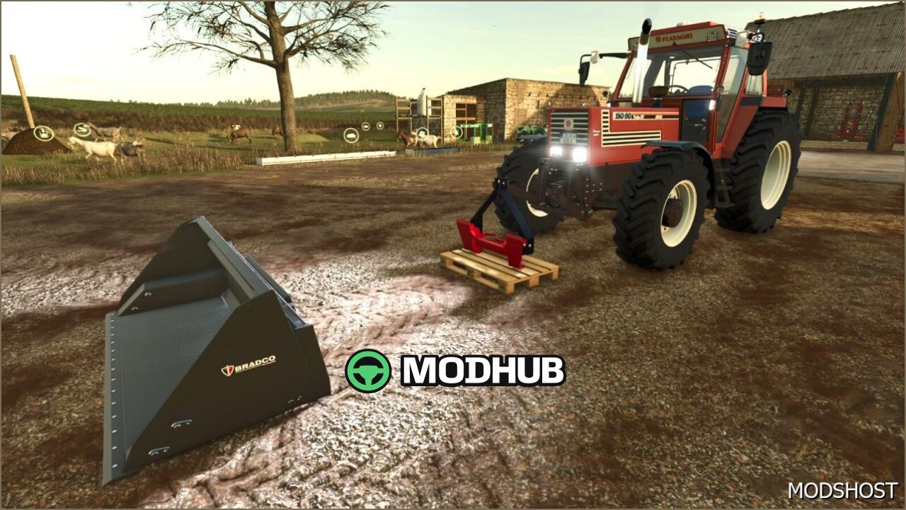 Адаптер 3-точковий для навантажувачів для Farming Simulator 25