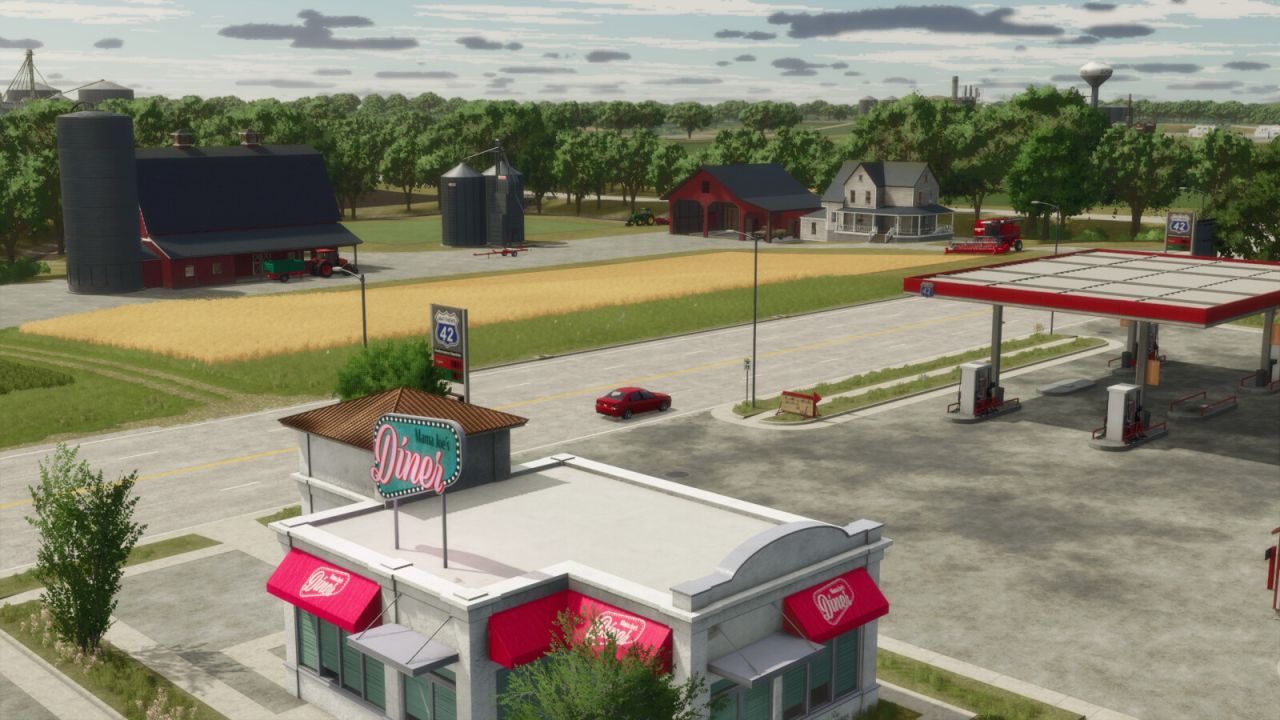 Karte Elmcreek für Farming Simulator 25