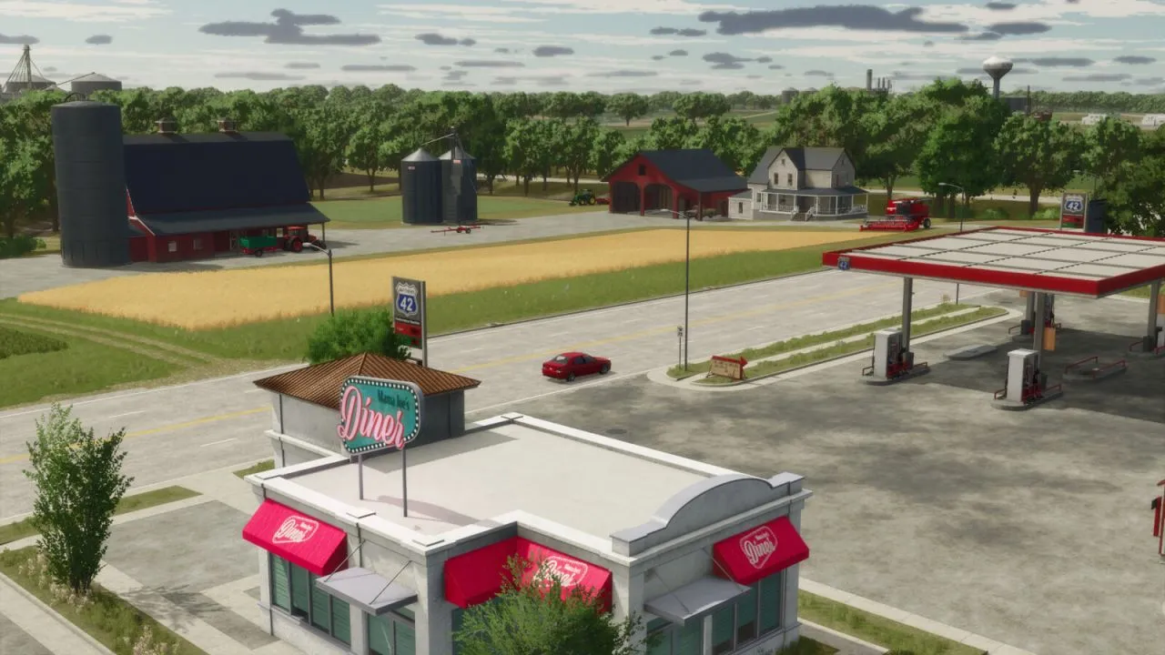 Карта Elmcreek для Farming Simulator 25