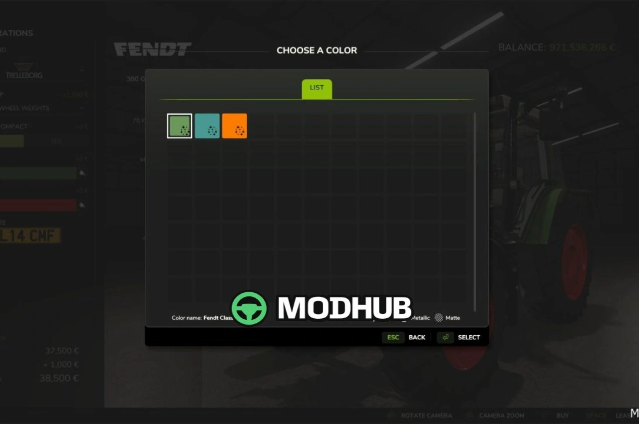 Трактор Fendt 380 GTA для Farming Simulator 25