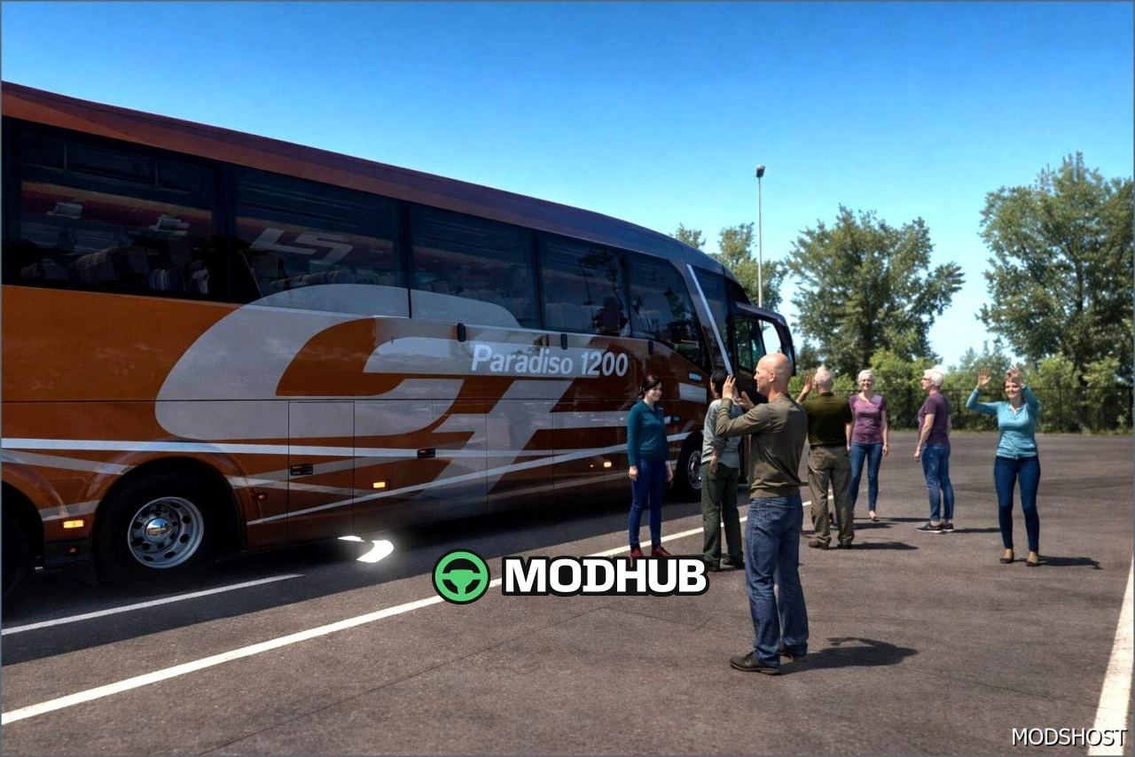 Мод перевезення пасажирів для Euro Truck Simulator 2