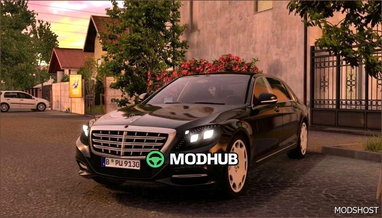 Автомобіль Mercedes Benz Maybach S400D 2021 для Euro Truck Simulator 2