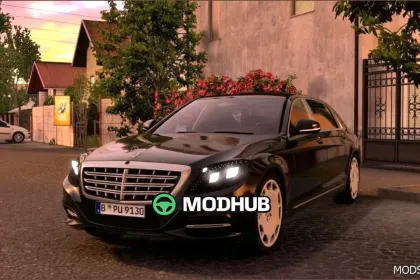 Автомобіль Mercedes Benz Maybach S400D 2021 для Euro Truck Simulator 2