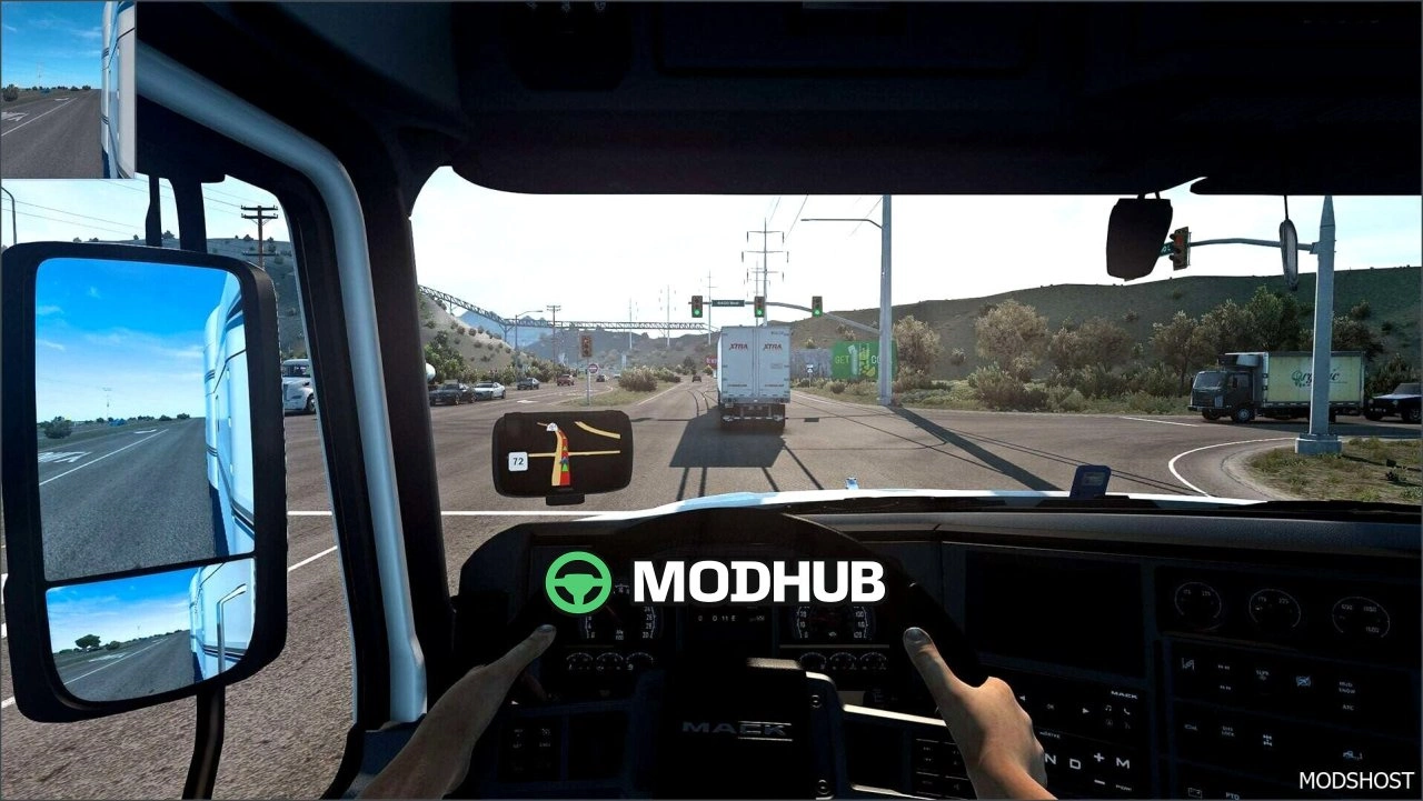 Деталі TOP Corner & Small Mirrors для American Truck Simulator