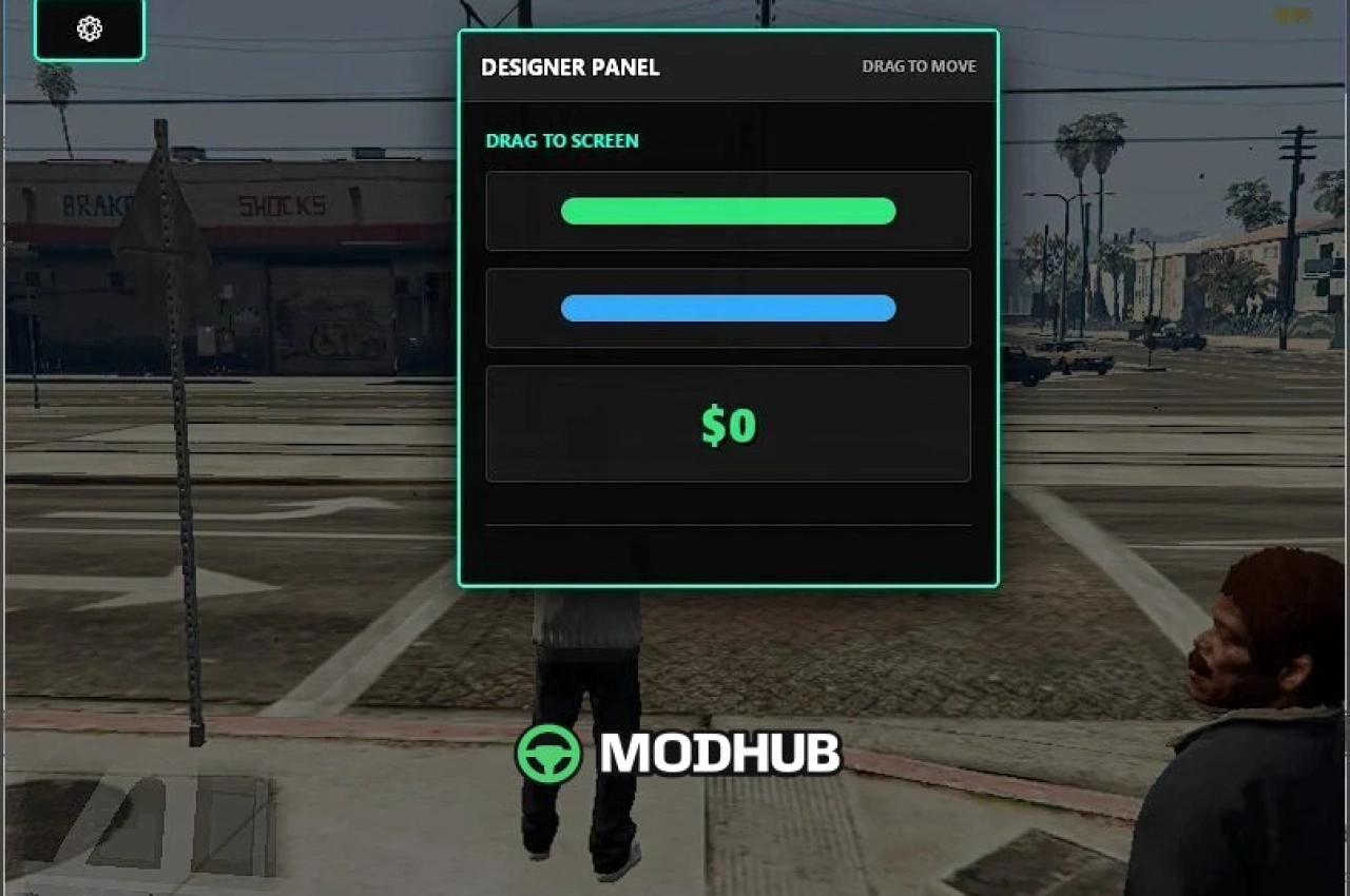 Скрипт мод Live HUD Editor Nuilight для GTA 5