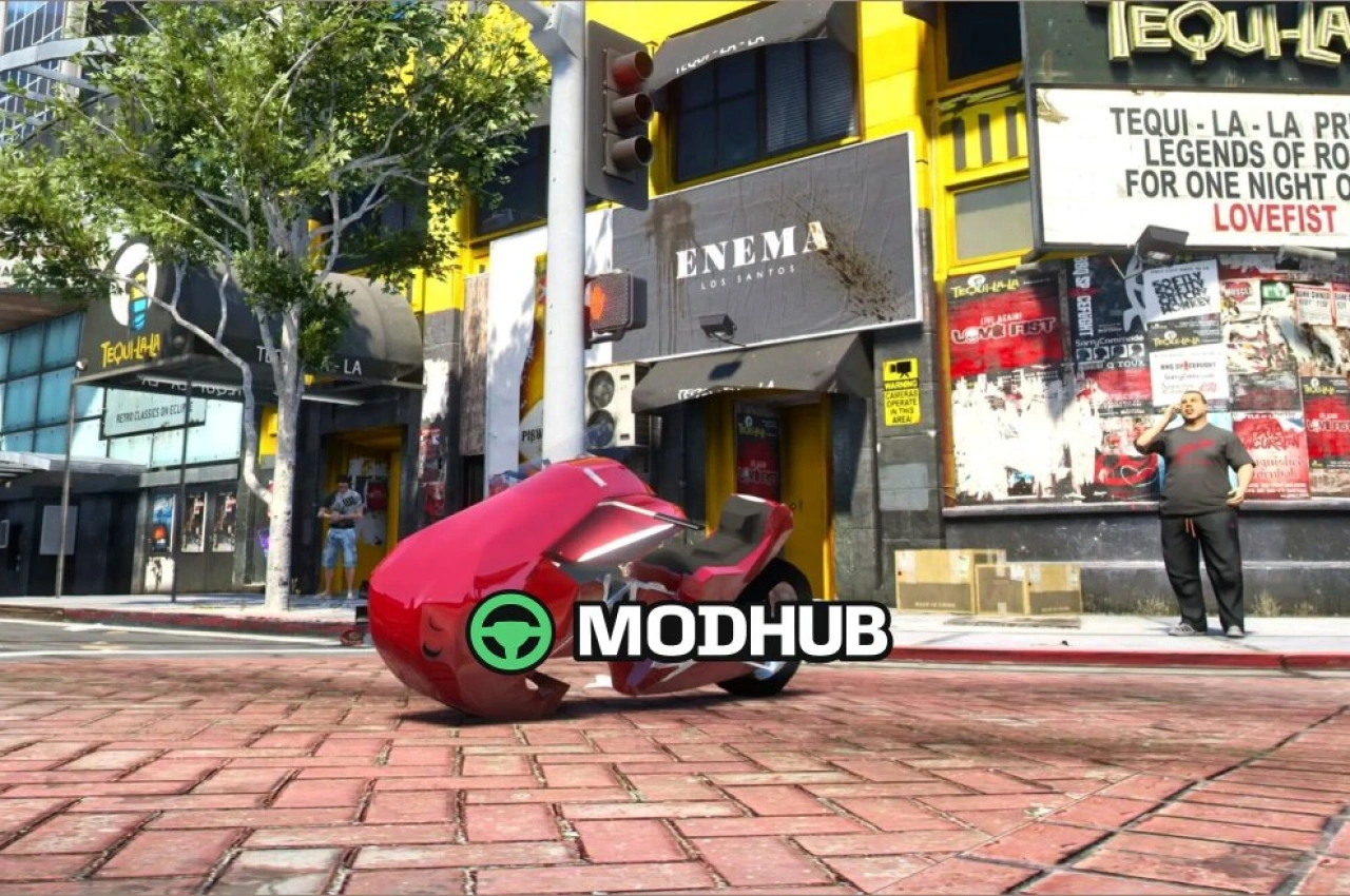 Мотоцикл Cyber Knight Super Cycle для GTA 5