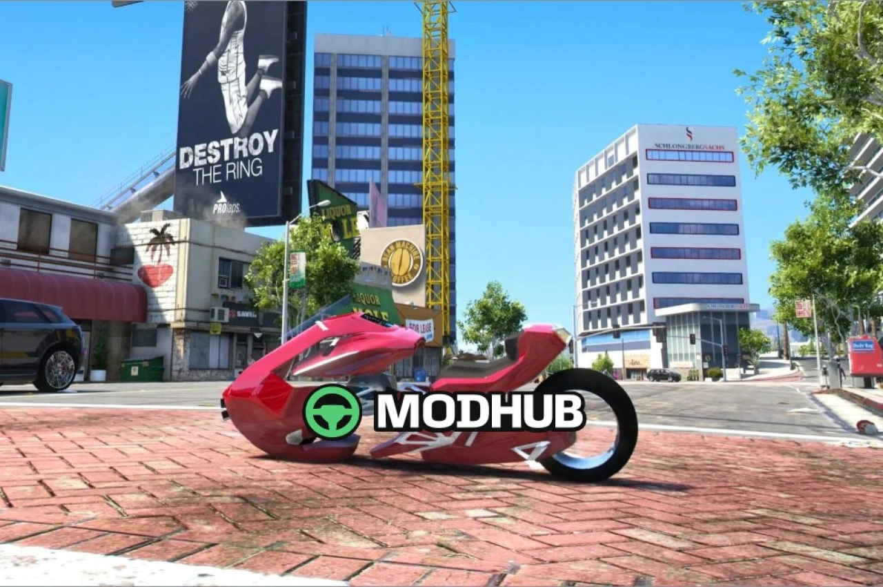 Мотоцикл Cyber Knight Super Cycle для GTA 5