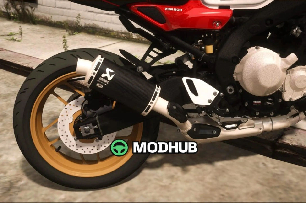 Мотоцикл Yamaha XSR900 для GTA 5
