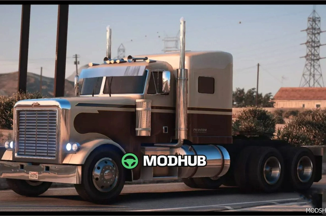 Вантажівка JoBuilt Phantom та Розкидач Rubble для GTA 5