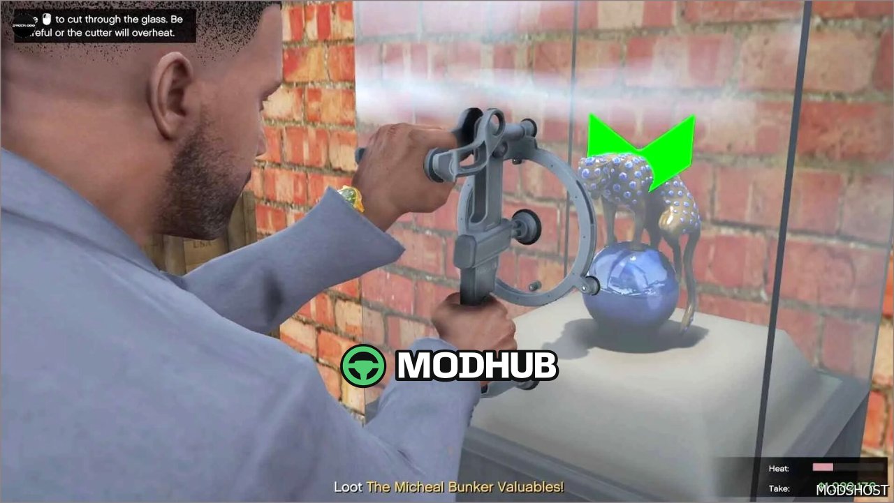Скрипт мод Micheal Secret Bunker Heist для GTA 5