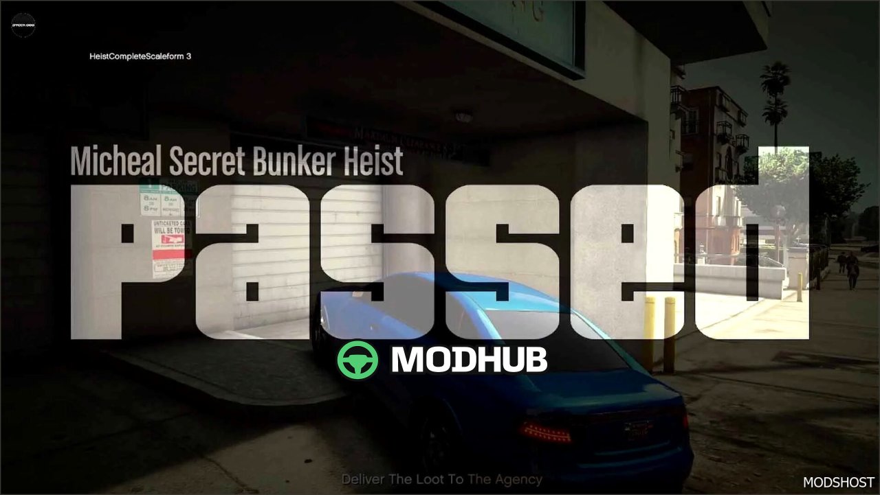 Скрипт мод Micheal Secret Bunker Heist для GTA 5