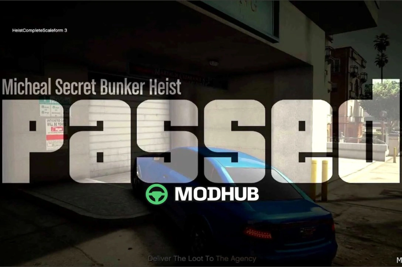 Скрипт мод Micheal Secret Bunker Heist для GTA 5
