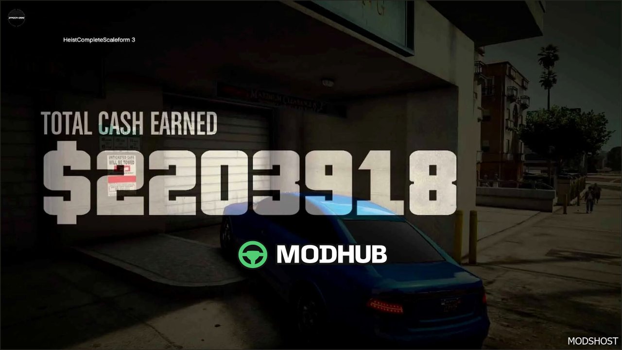 Скрипт мод Micheal Secret Bunker Heist для GTA 5