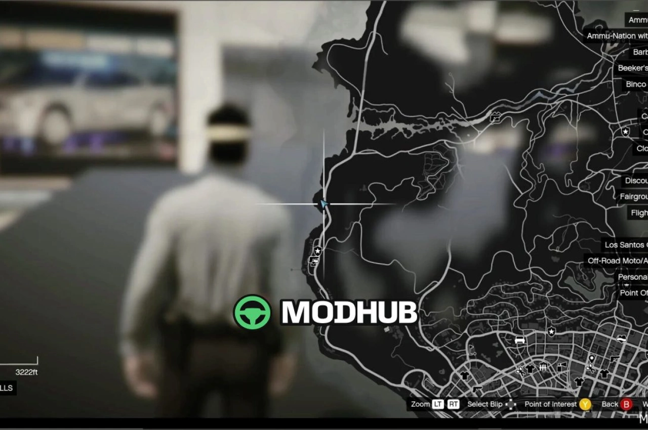 Карта патрульного поста Tongva Hills для GTA 5