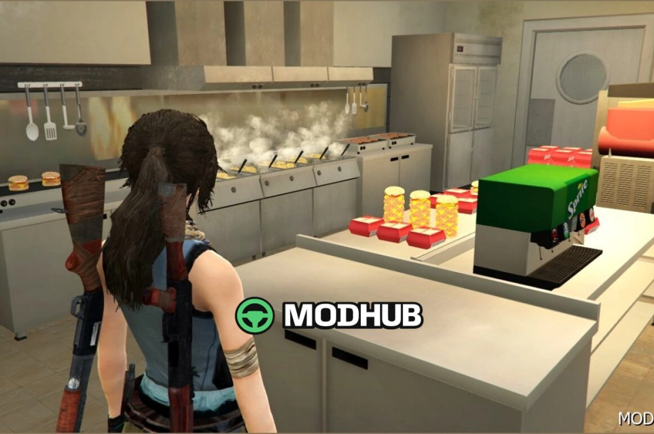 Будівля Burger King для GTA 5