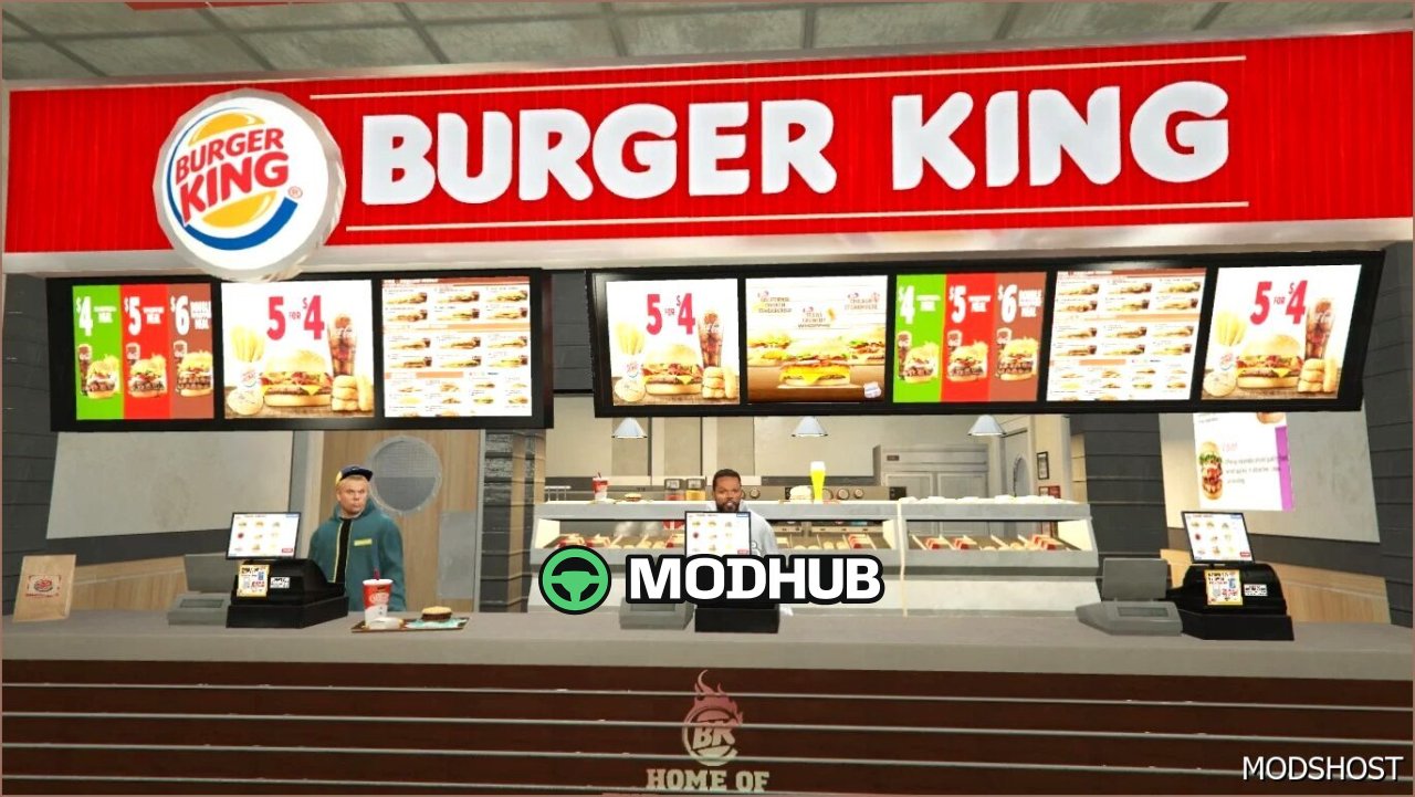 Building Burger King for GTA 5