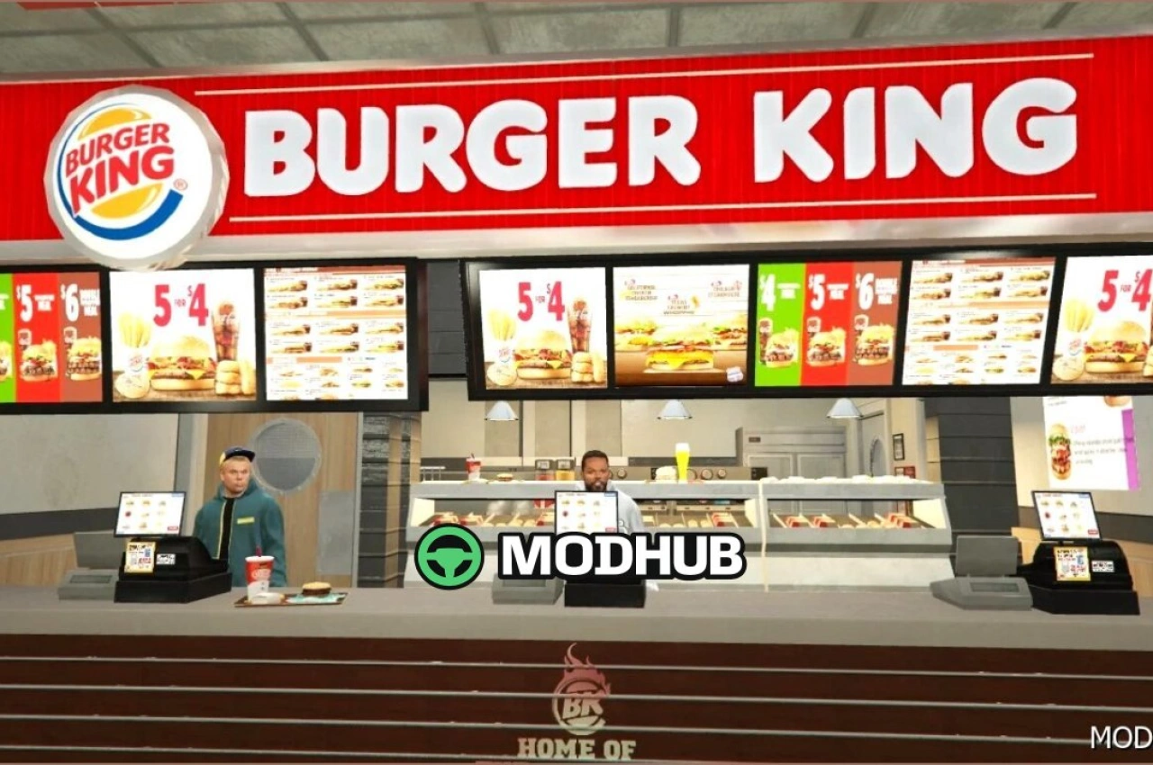 Будівля Burger King для GTA 5