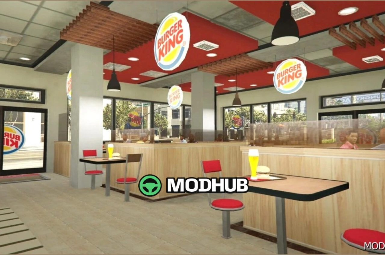 Будівля Burger King для GTA 5