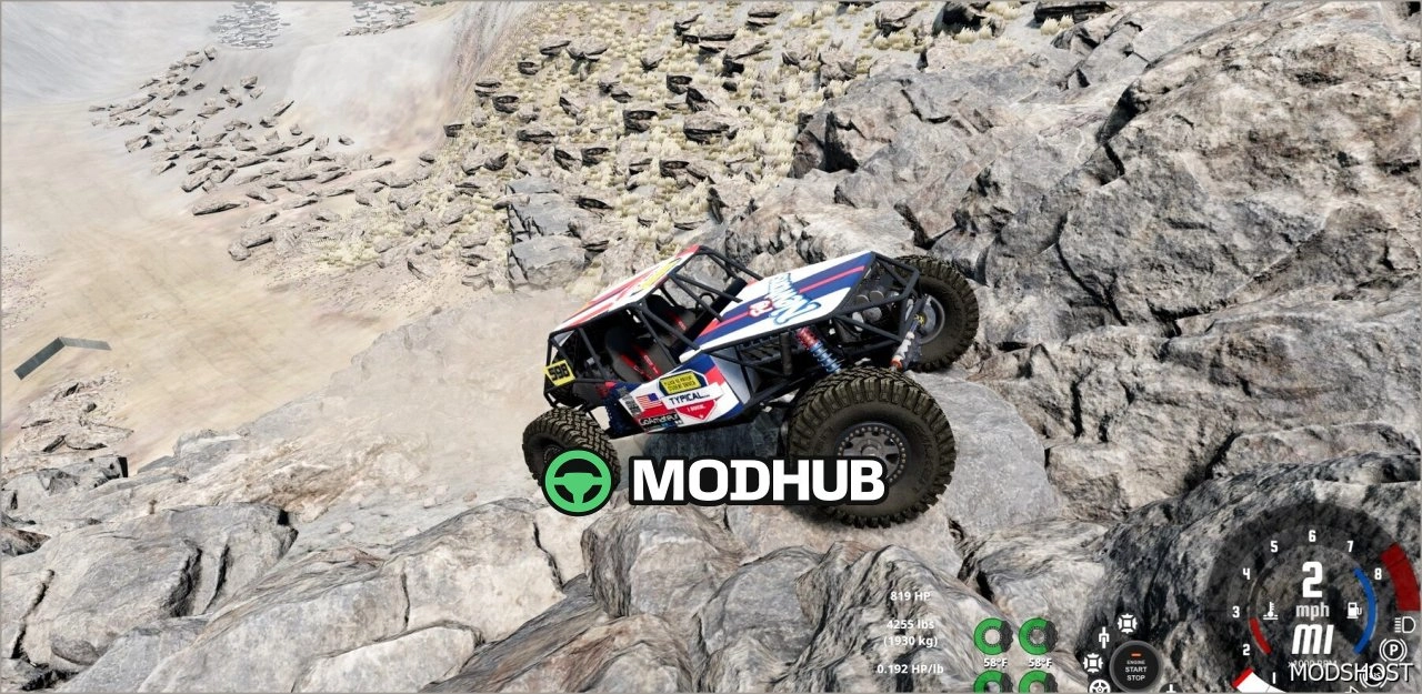 Карта Bluff Bash Ultra 4 V1.77 для BeamNG.drive