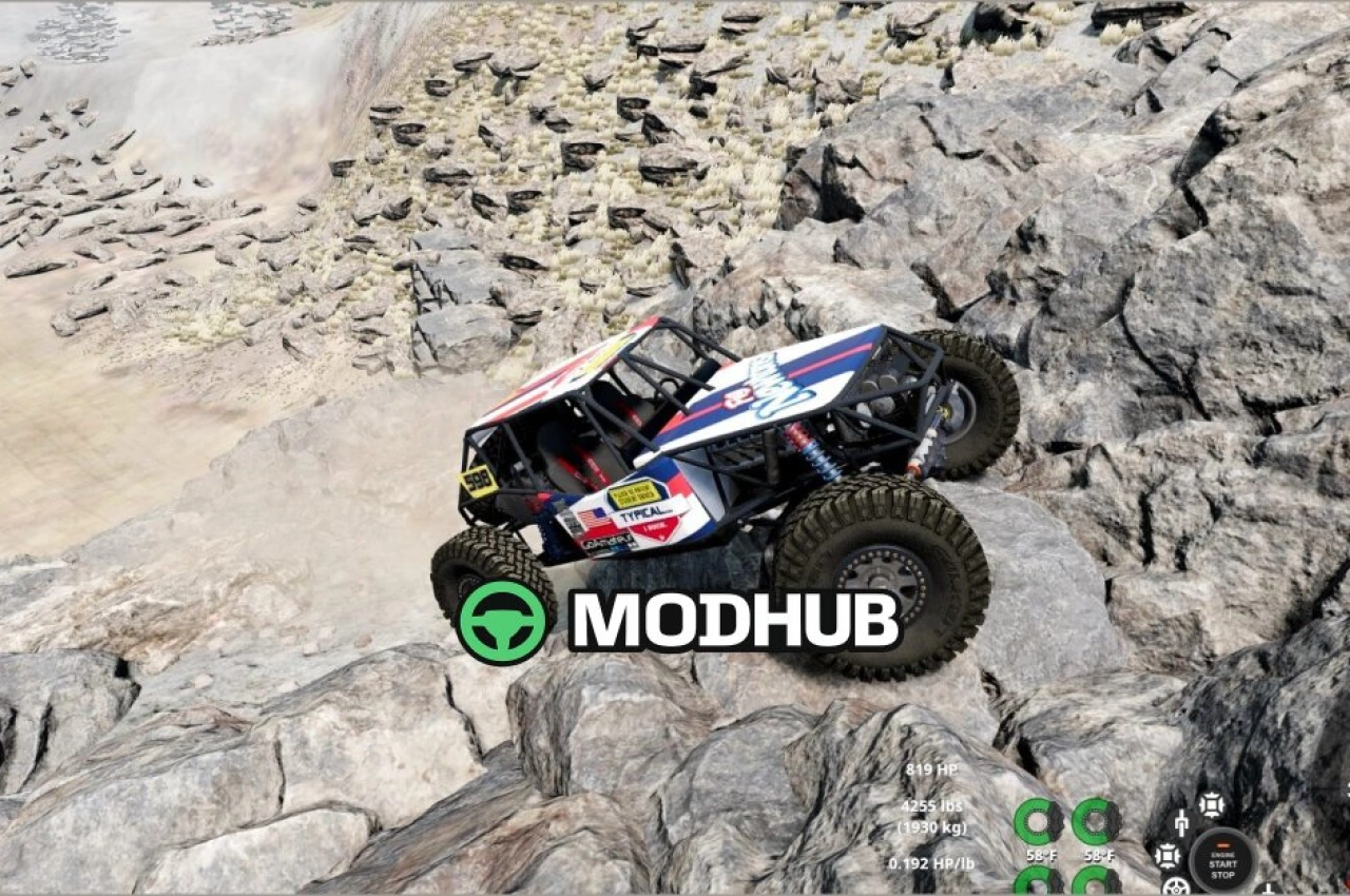 Карта Bluff Bash Ultra 4 V1.77 для BeamNG.drive