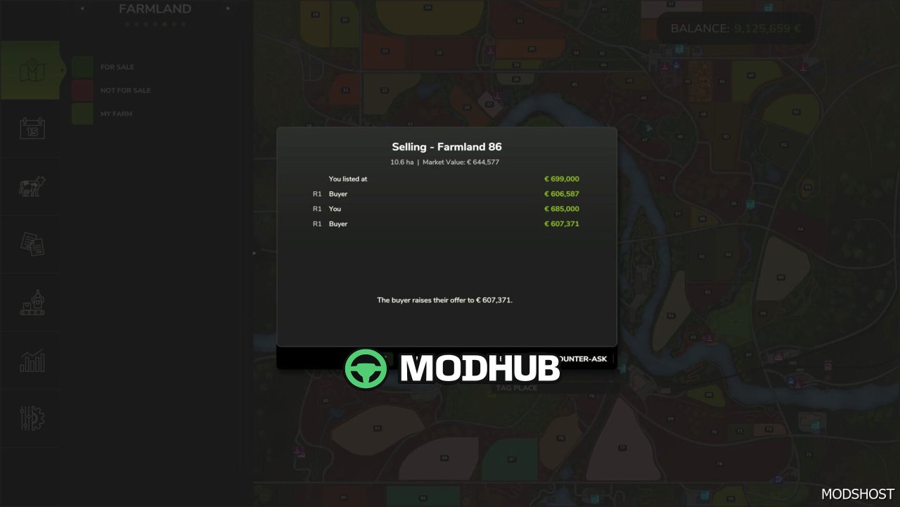 Business Mod Farmland Market Beta 2 for Farming Simulator 25
