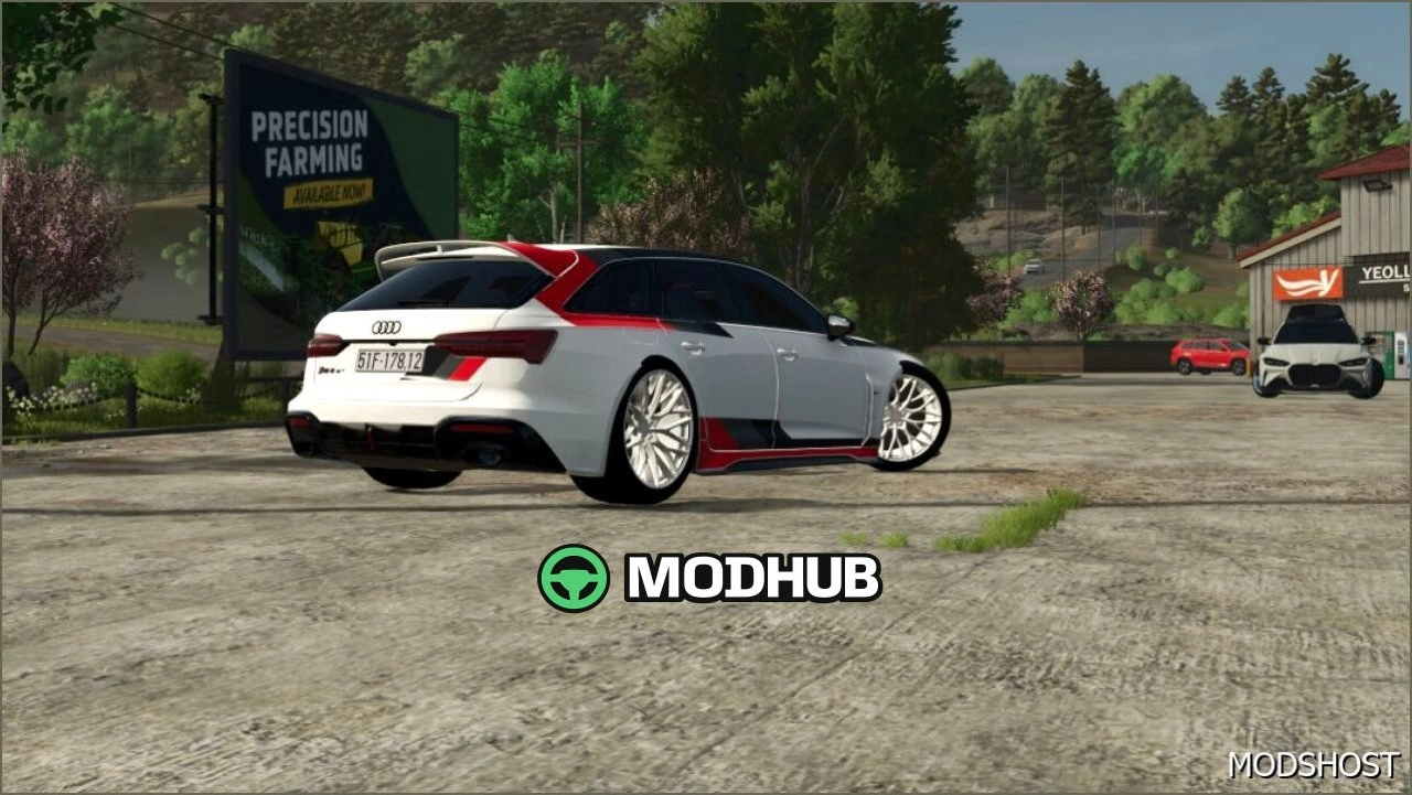 Автомобіль Audi RS6 Avant для Farming Simulator 25