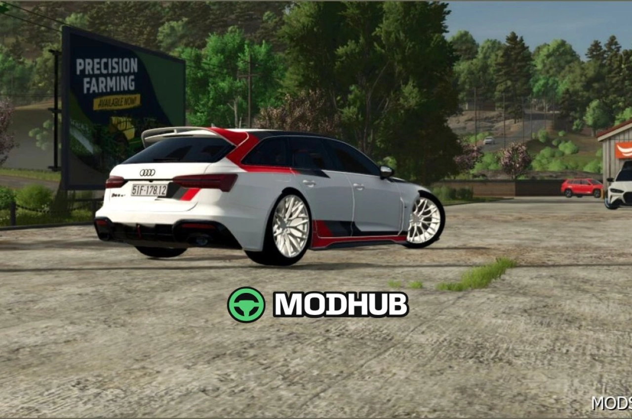 Автомобіль Audi RS6 Avant для Farming Simulator 25