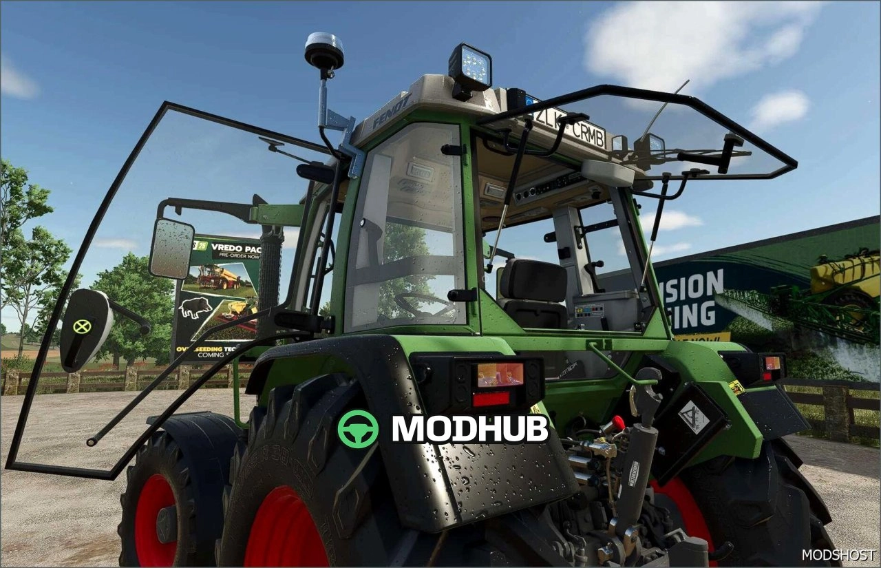 Трактор Fendt 380 GTA Realistic Edition для Farming Simulator 25