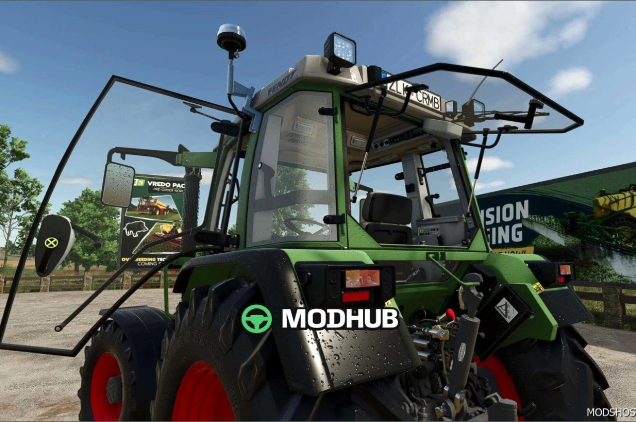 Трактор Fendt 380 GTA Realistic Edition для Farming Simulator 25