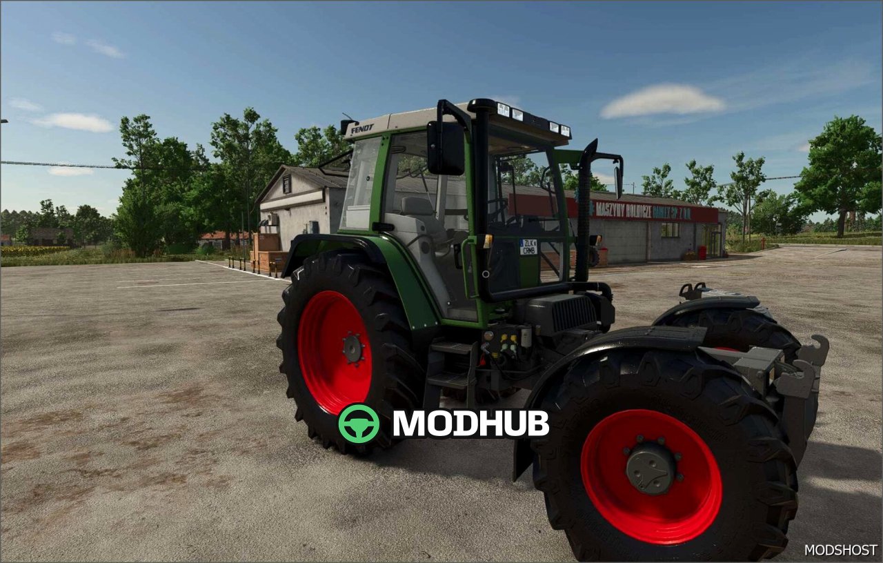 Трактор Fendt 380 GTA Realistic Edition для Farming Simulator 25