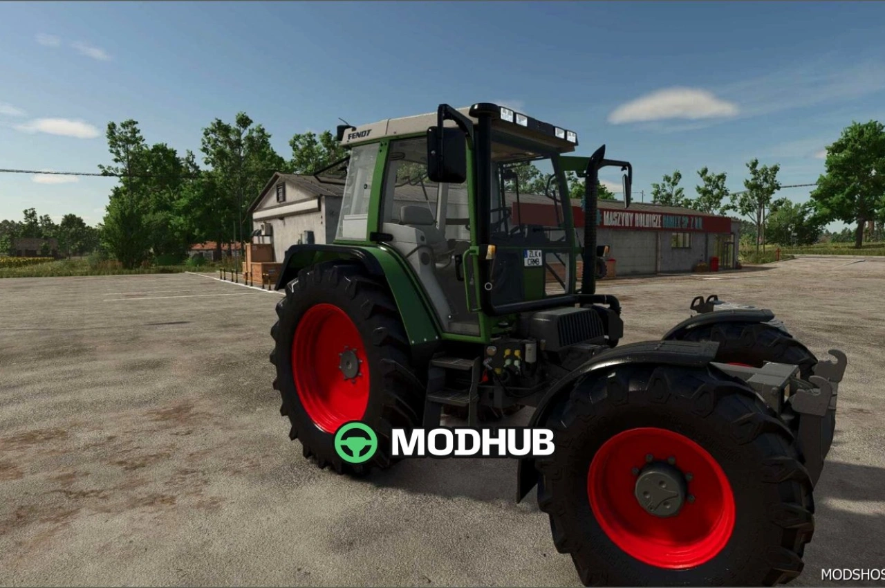 Трактор Fendt 380 GTA Realistic Edition для Farming Simulator 25